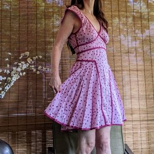 Zac Posen for Target Pink Polka Dot Dress